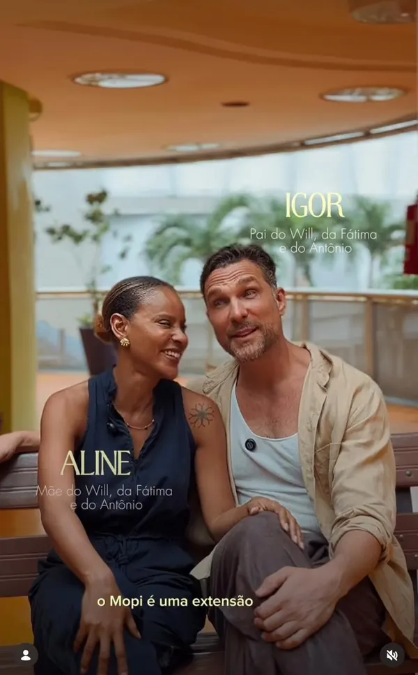 Aline e Igor, pais do Will, da Fátima e do Antônio